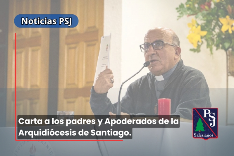 Carta a los padres y Apoderados de la Arquidiócesis de Santiago.