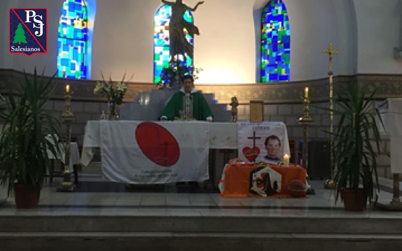 Emotiva celebración eucarística en la capilla del Patrocinio De San José